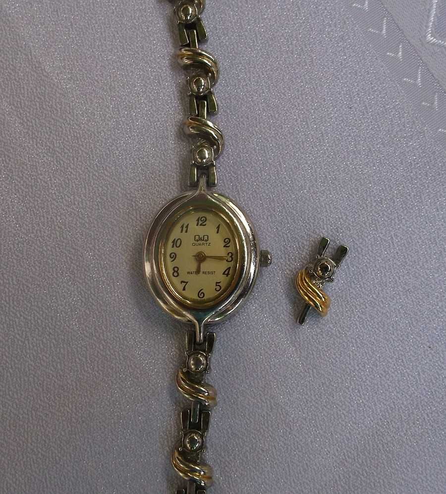 zegarek damski marka Q&Q z bransoletą