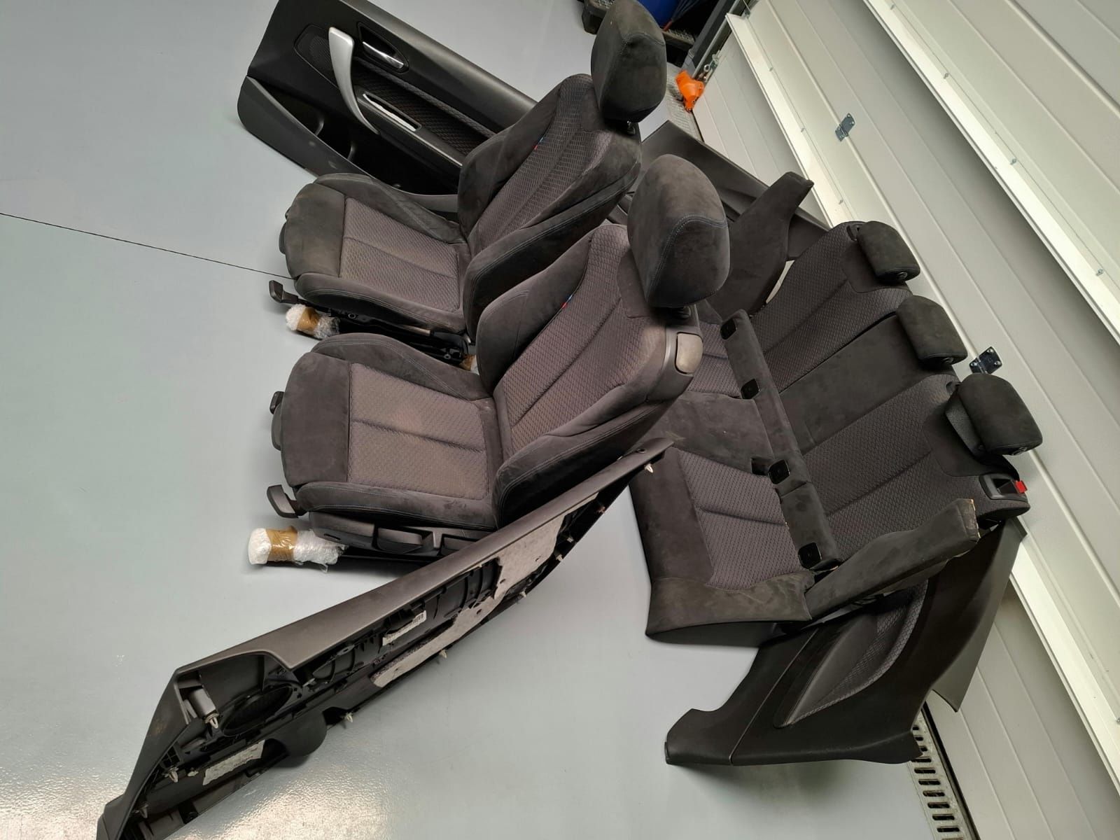 Bancos packm em alcantra bmw serie 1 f21
