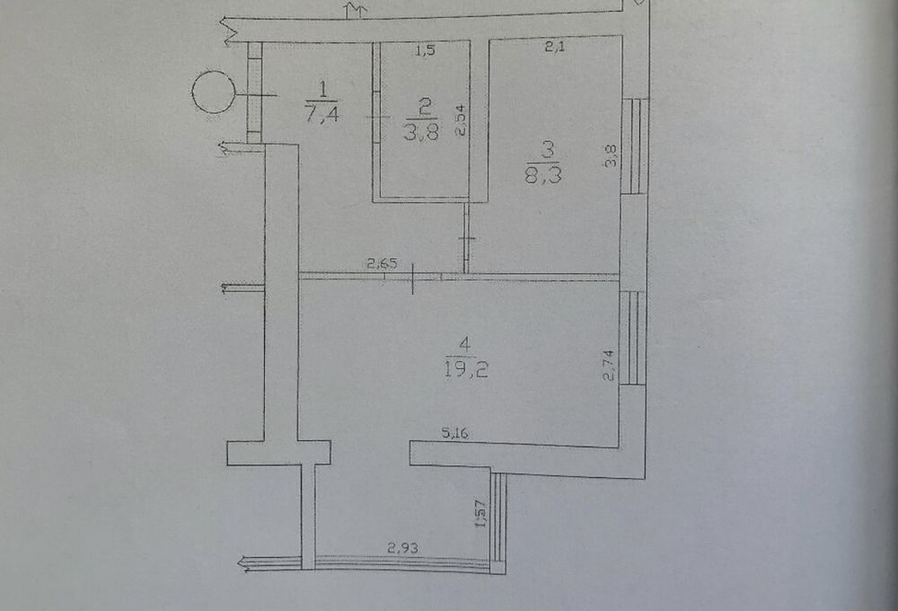 ЖК ЛАЗУРНЫЙ 1-комн.кв-ра 39м2 Автономн. отопление Газ Центр
