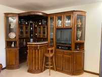 Bar de sala em castanho