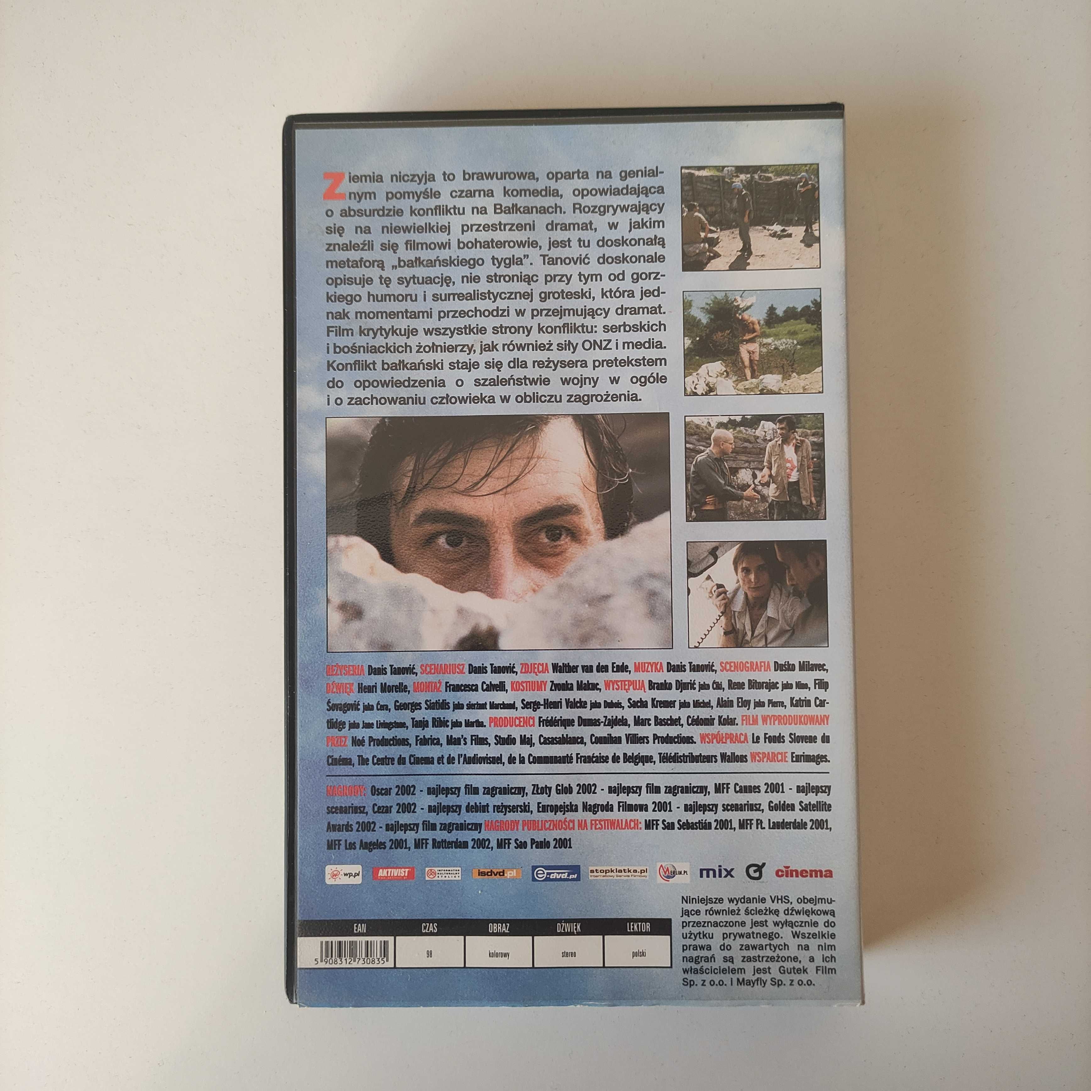 Ziemia Niczyja - reż Danis Tanović - Oskar 2002 - Kaseta VHS