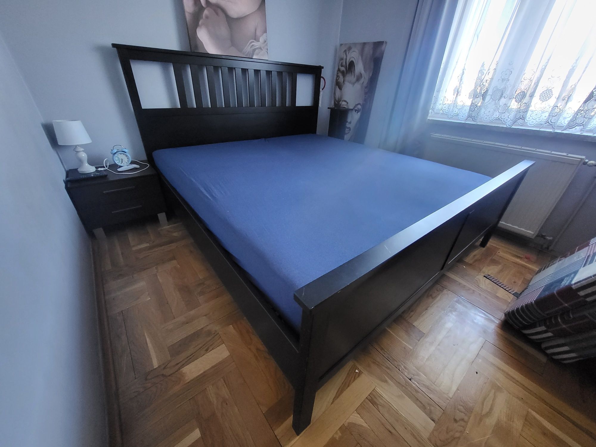 Łóżko Hemnes z materacem Vesteroy Ikea