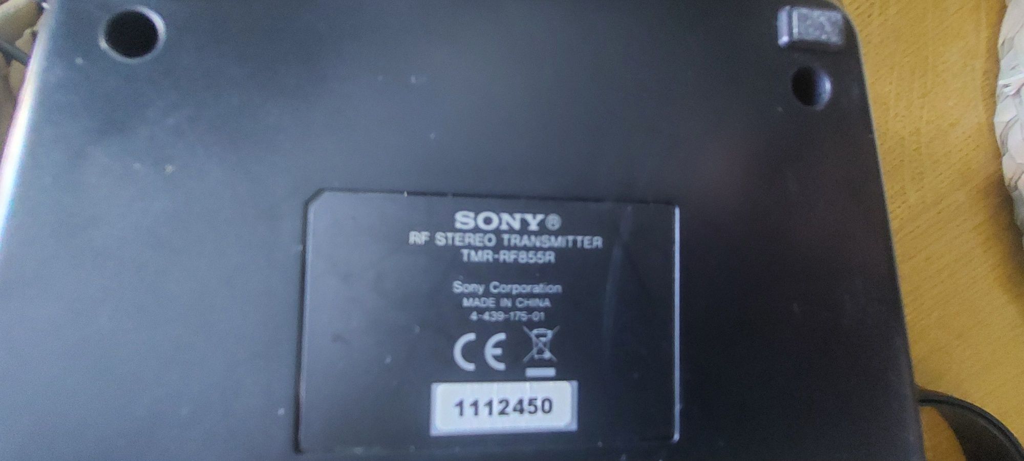 Słuchawki radiowe Sony-Chg/Red Power/green,Rf stereo transmitter tmr-r