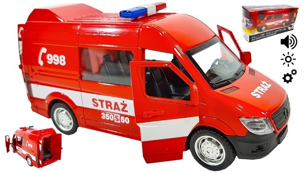 Straż Pożarna Mercedes Sprinter Bus, Światło+ Dźwięk