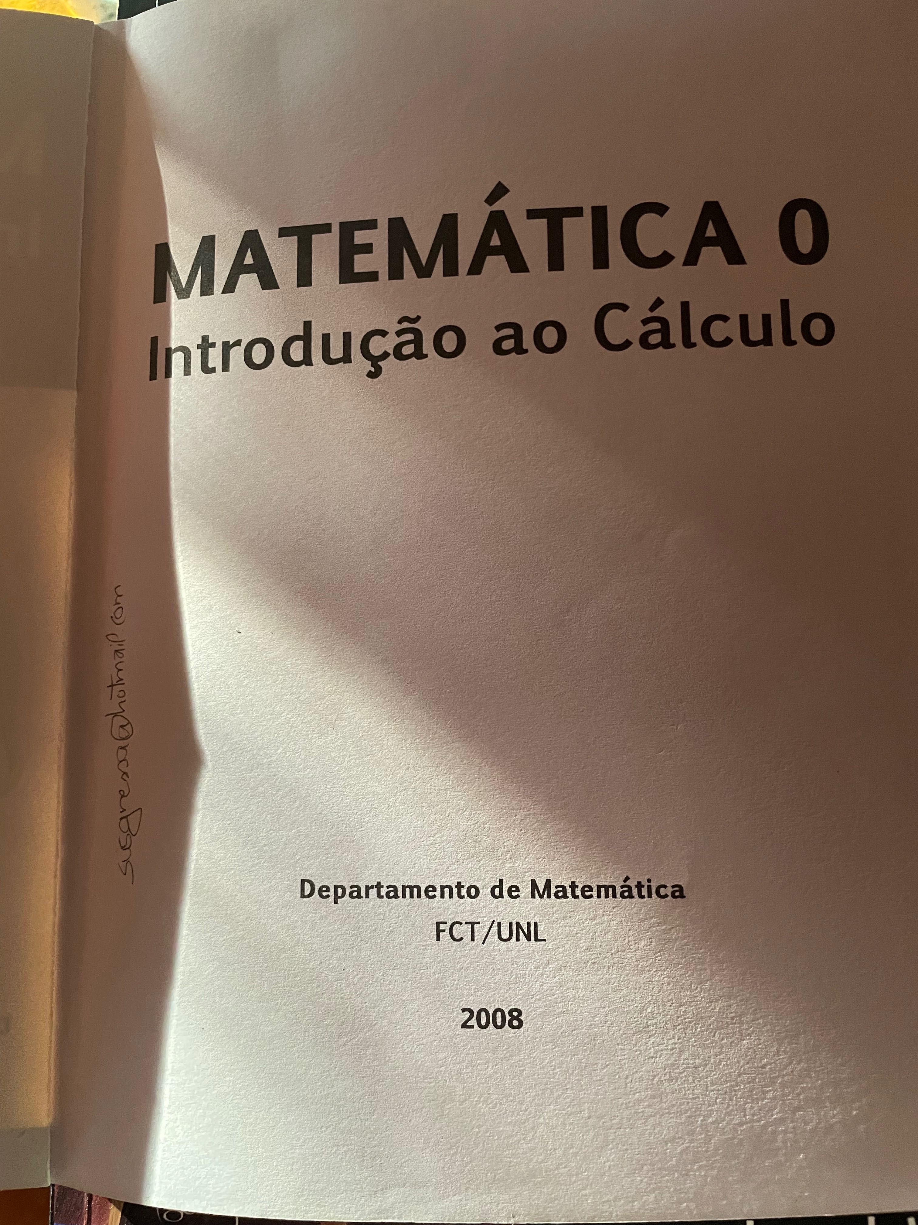 Matemática 0 Introdução ao Cálculo