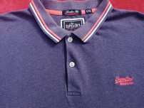 SuperDry London Fit Koszulka Polo Męska XXL Oryginalna Super Dry