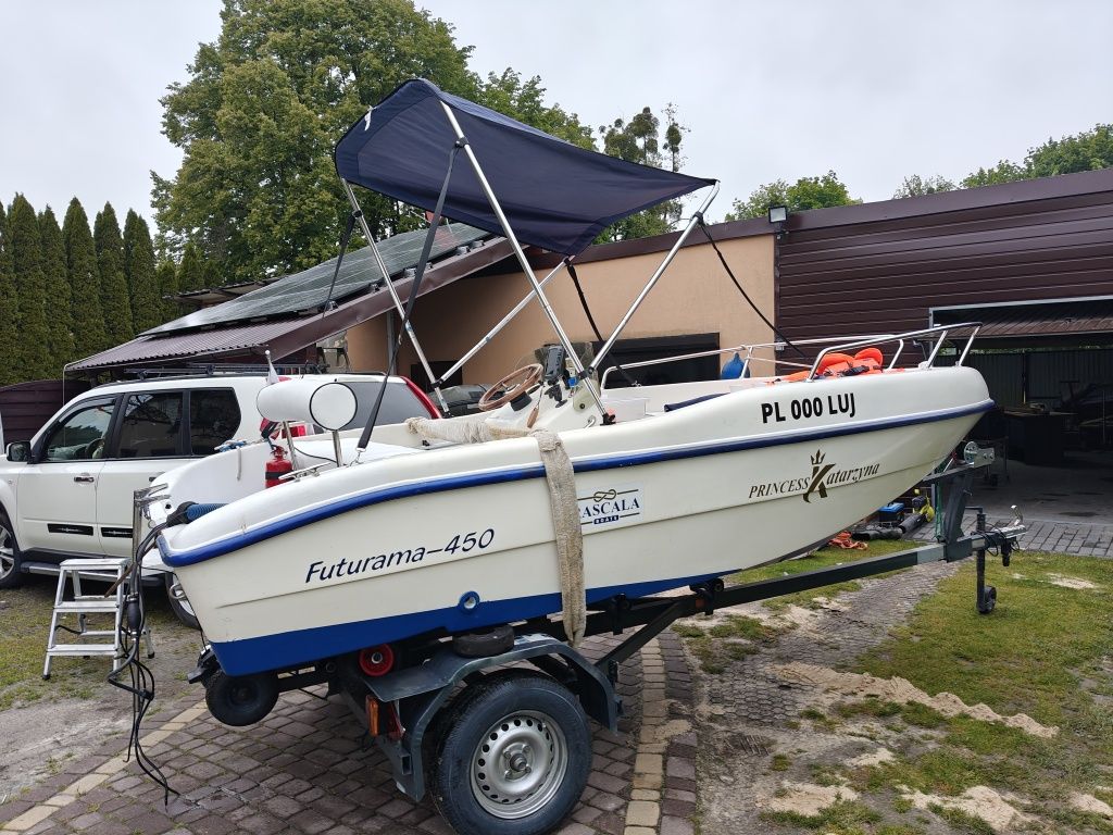Łódź motorowa sprzedam lub zamienię
