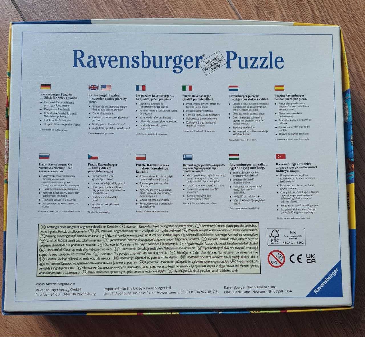 Ravensburger Paddington puzzle dla dzieci w wieku od 3 lat