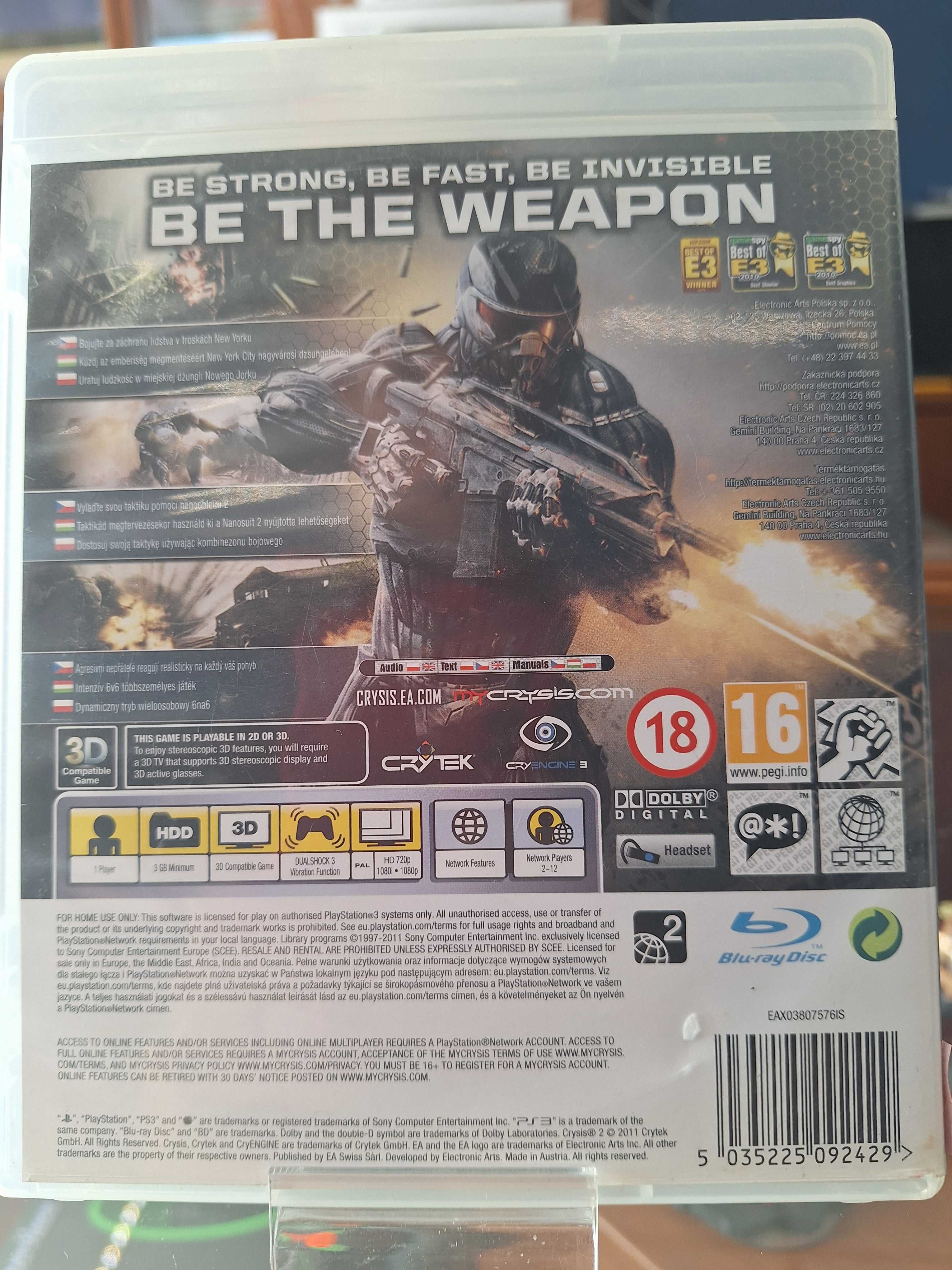 Crysis 2 Ps3, BDB, Sklep, Wysyłka, Wymiana Centrum Grania