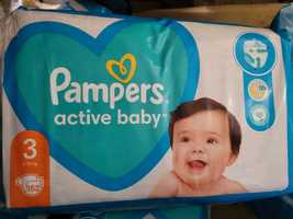 Pieluszki pampers active baby 3 152szt