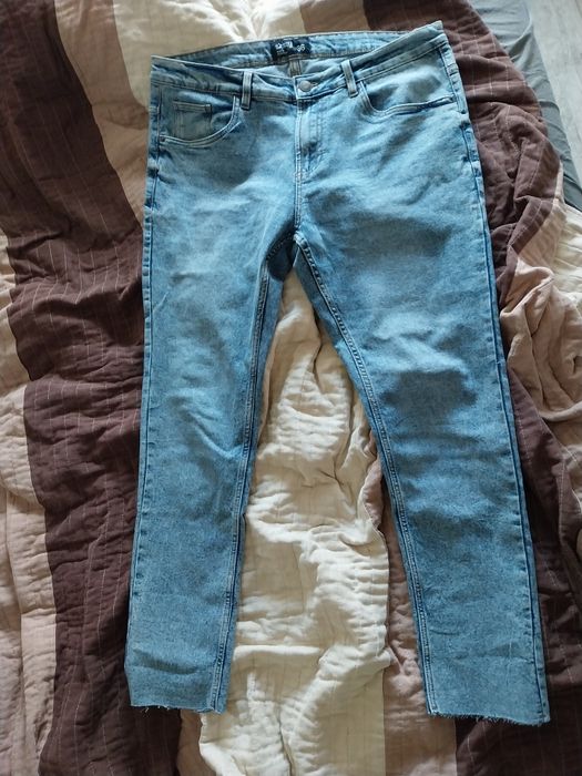 Jeansy cropped skiny