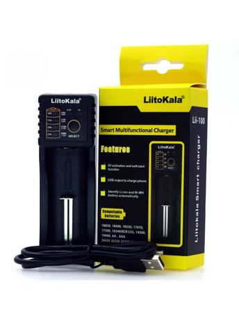 LiitoKala Lii-100 универсальное зарядное устройство 18650, АА, ААА,