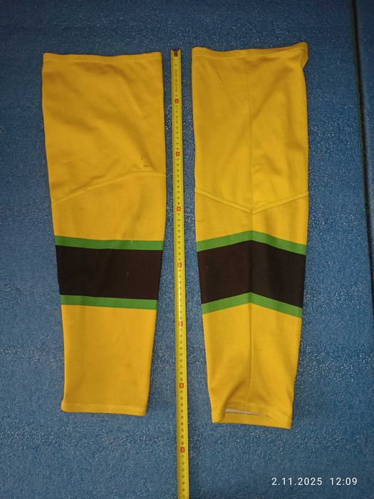 Getry hokejowe dziecięce, 65 cm, GKS Katowice