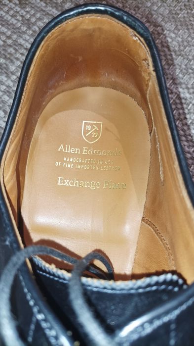 Чоловічі шкіряні туфлі Allen Edmonds 45-46