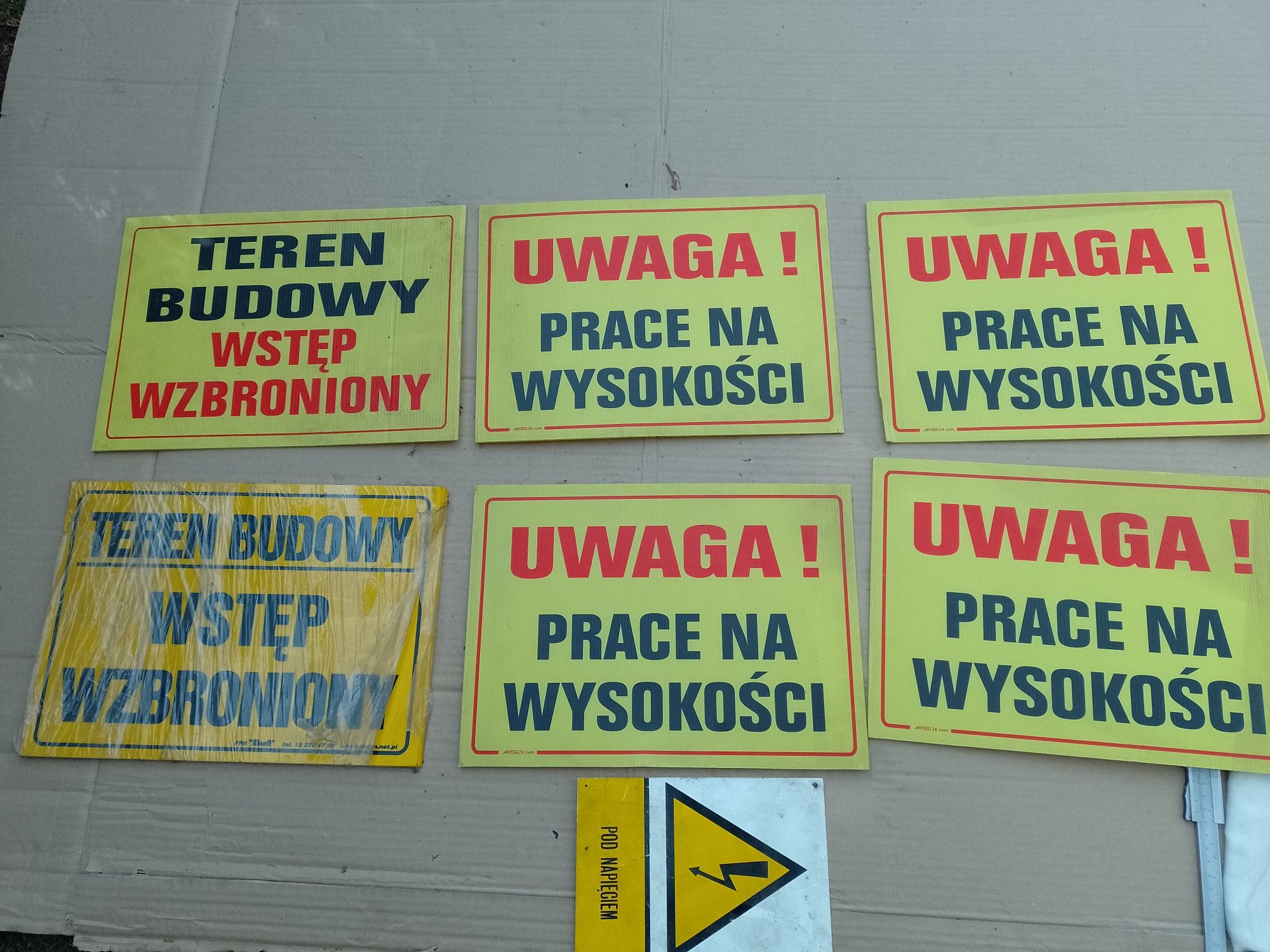 Tablica informacyjna pcv