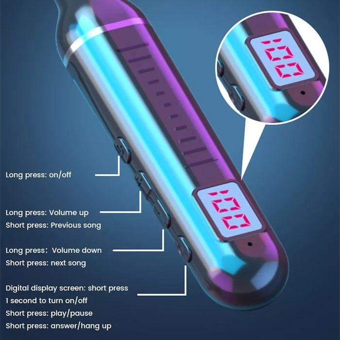 Słuchawki bezprzewodowe Olaf ze slotem na kartę pamięci. Funkcja MP3