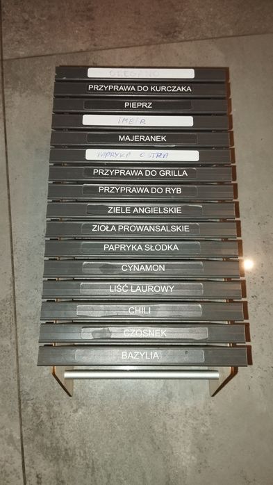 Przybornik na przyprawy pojemnik segregacja przypraw