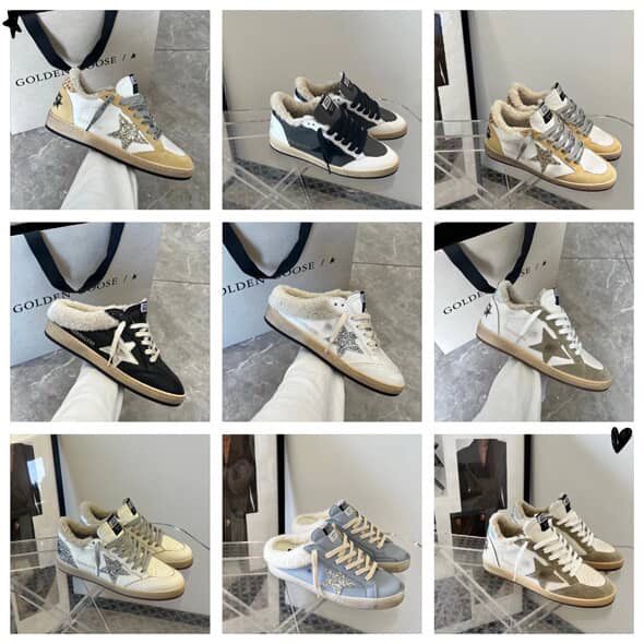 Кеди голден гус з хутром . Зимні кеди golden goose . Під замовлення !!