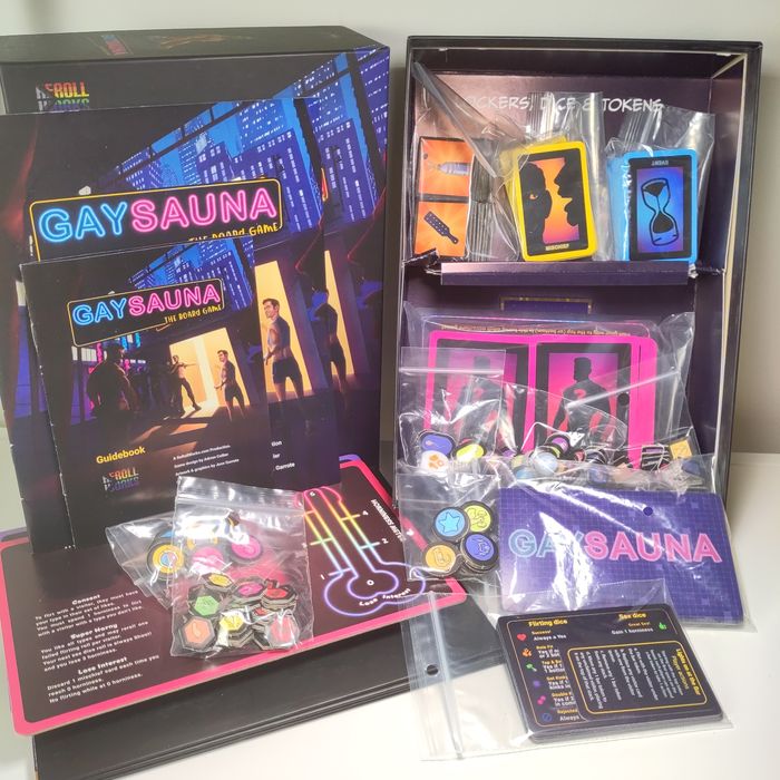 Gay Sauna the board game (jogo de tabuleiro)