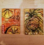Mini Obrazy Owocowe – Cytryna & Ananas, Mała Sztuka, Wielka Energia!