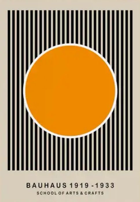 Bauhaus - diversas telas  (para quadro) alta qualidade
