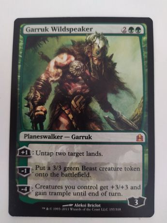 Garruk Wildspeaker karta Magick the Gathering