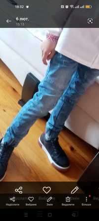 Класнючі джинси джогери 134-140р