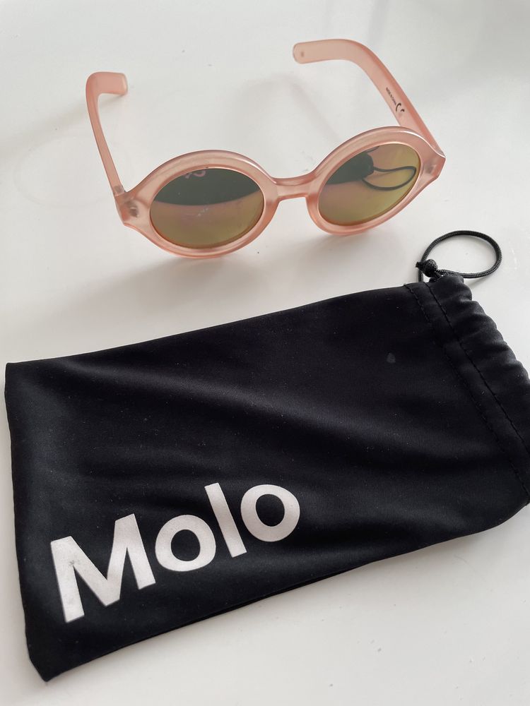 Очки от солнца детские, солнцезащитные очки Molo для девочки 3-6 лет