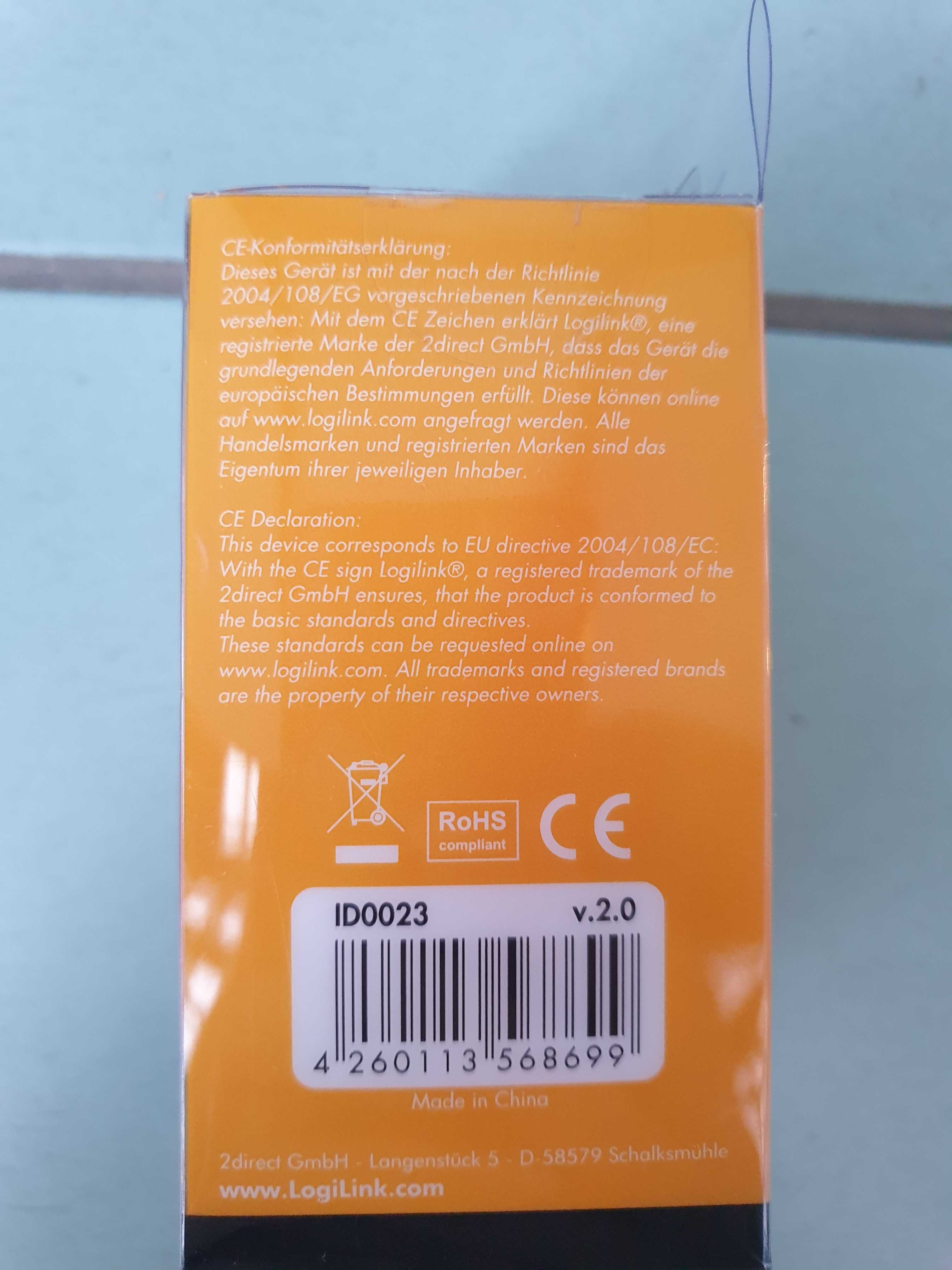 Myszka LogiLink Pomarańczowa
