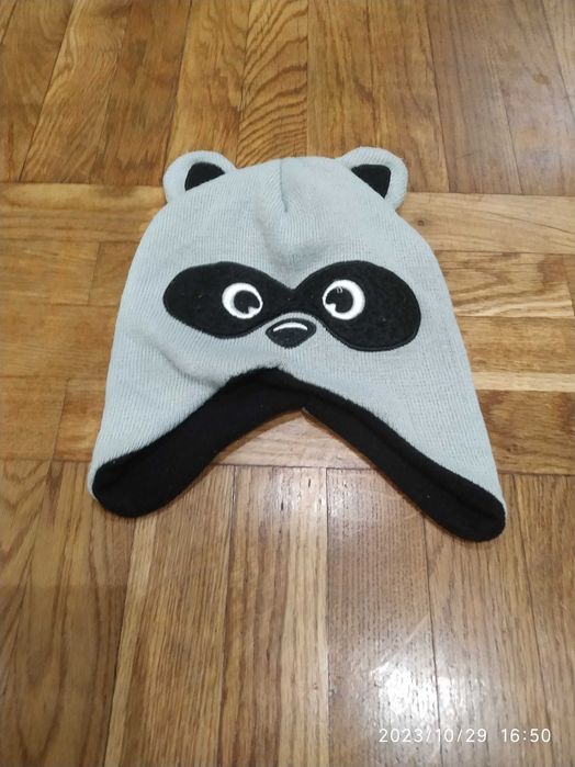 czapka wiosenno-jesienna dla chłopca obwód 44 cm