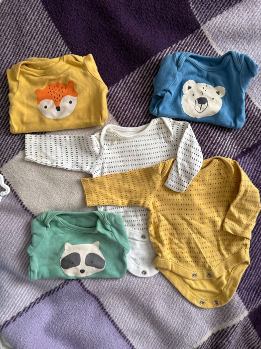 Набір дитячих бодіків для новонароженого. р. 50