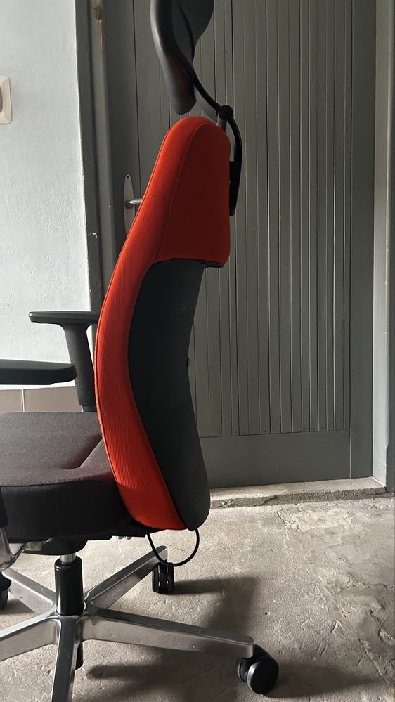 Fotel biurowy gamingowy ergonomiczny dual | DU 103 orange