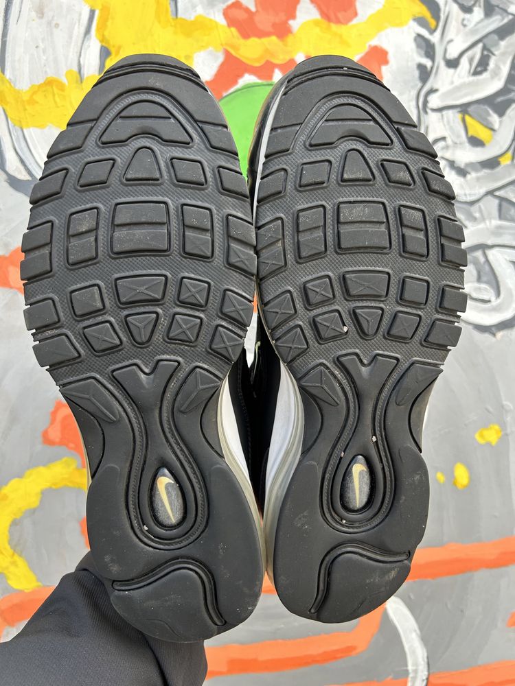 Nike Air Max 97 Plus кроссовки 43 размер черные оригинал