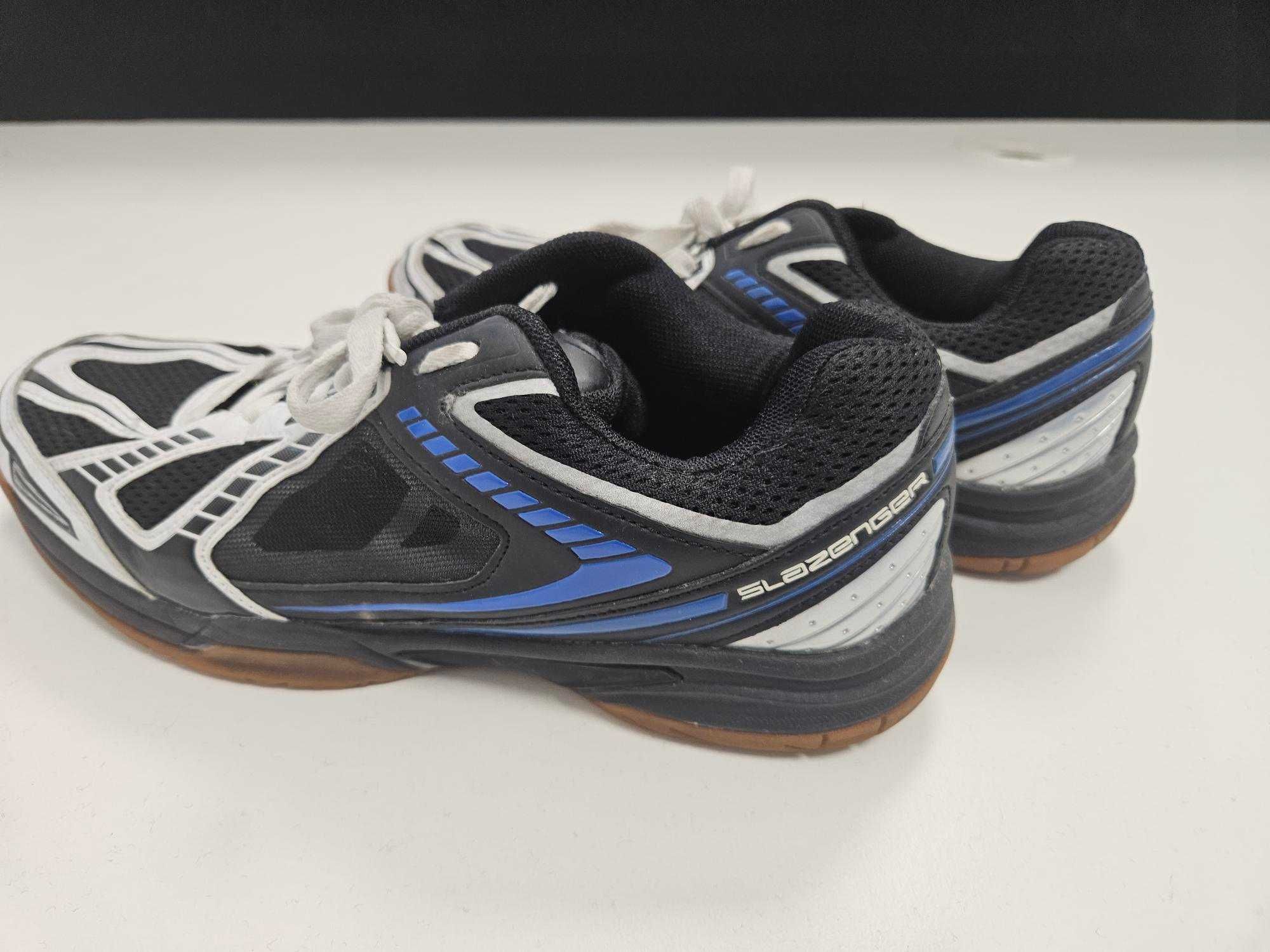 Tenis Slazenger Indoor Pretos/ Azuis tamanho 42,5