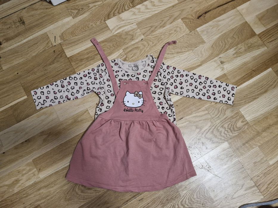 Komplet bluzka i spódniczka dla dziewczynki hello Kitty r.86