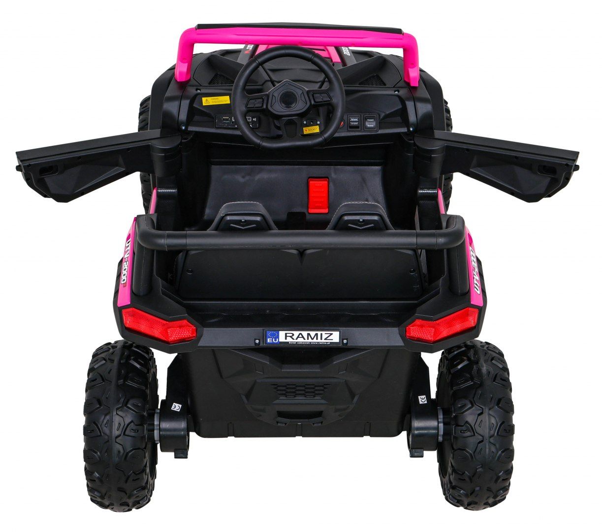 4x4 Samochód AUTO  na akumulator Buggy UTV 2000M Racing Różowy