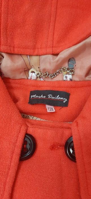 Кашемірове пальто для дівчинки 128 р.