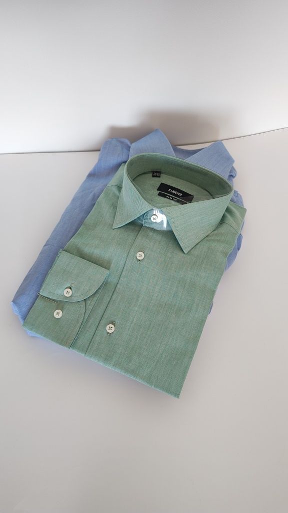 Kubenz koszula męska bawełna 39/40 176/182 slim super slim fit zestaw