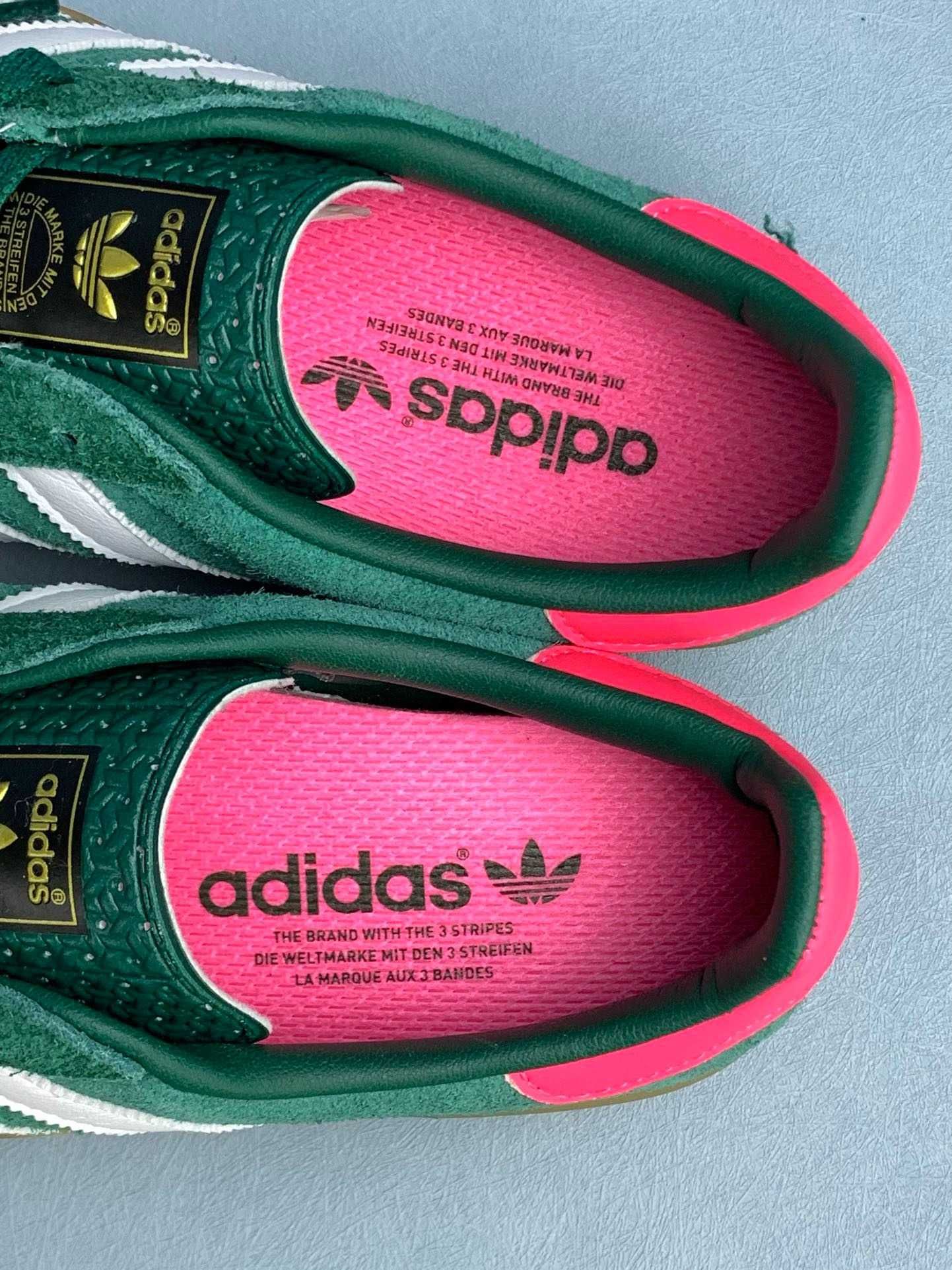 Adidas Gazelle Indoor Collegiate Green Pink Жіночі Адідас Газель