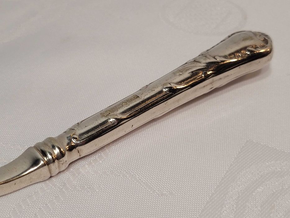 Stara przedwojenna łopatka do ryb J.Fraget