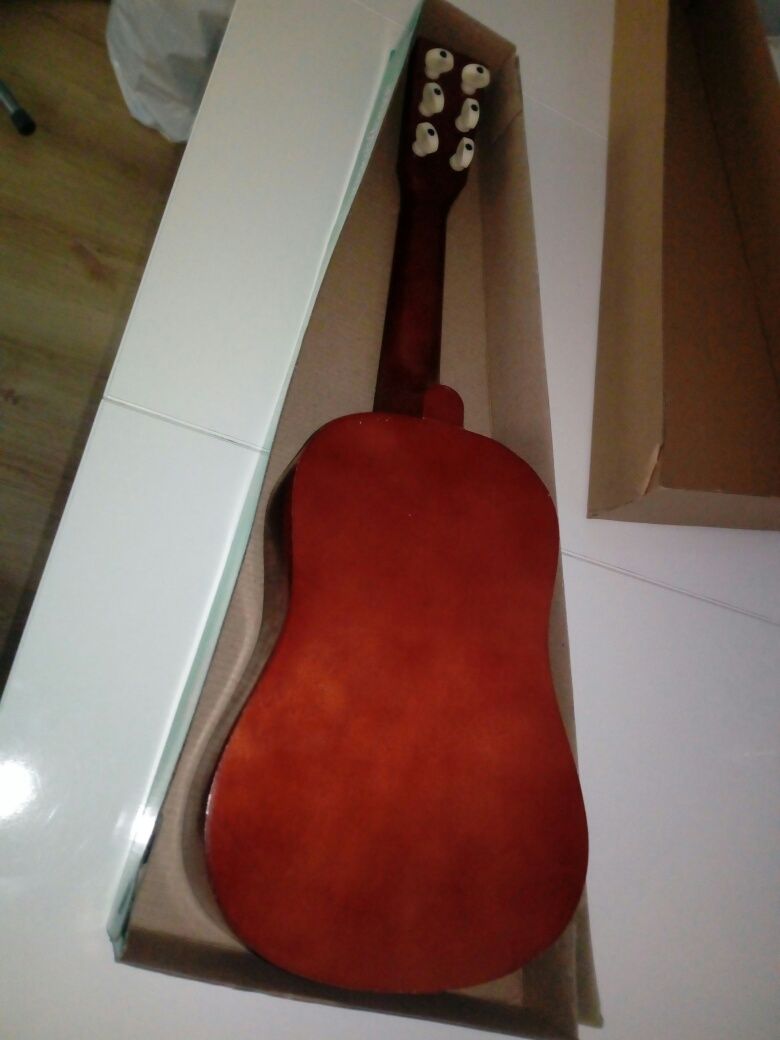 Gitara klasyczna akustyczna dla dzieci drewno 6 strun nowa klasyk