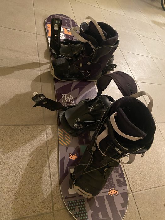 Snowboard 125, butami 26,5