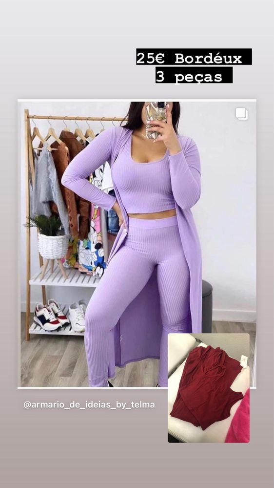 Conjunto bordeux