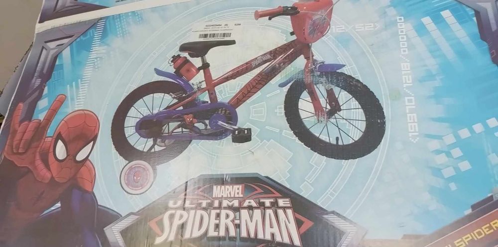 Rower Spiderman 14 cali