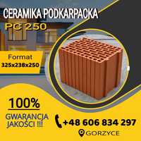 Cegła Pustak Ceramiczny PC 25 - Ceramika Podkarpacka - Nisko