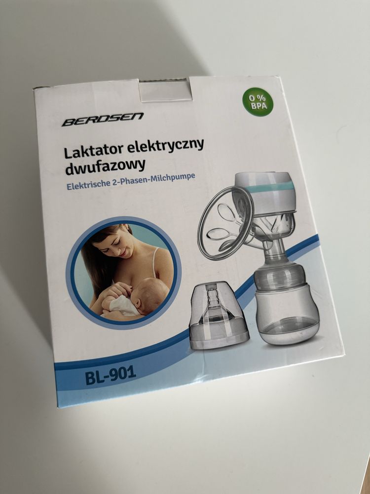 Laktator elektryczny dwufazowy jak nowy berdsen bl-901