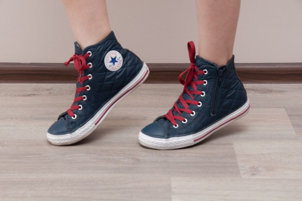 Конверсы утепленные высокие Converse