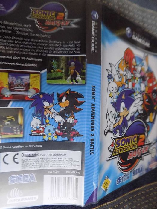 Sonic Adventure 2: Battle Sonic Shadow Nintendo GameCube Game Cube GCN