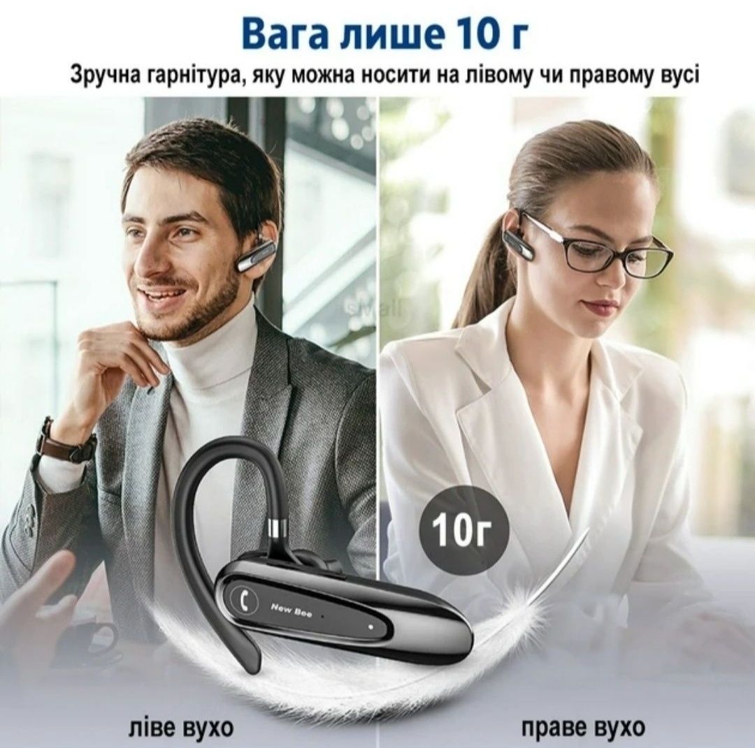 Bluetooth гарнітура New Bee LC-B45 + Чохол