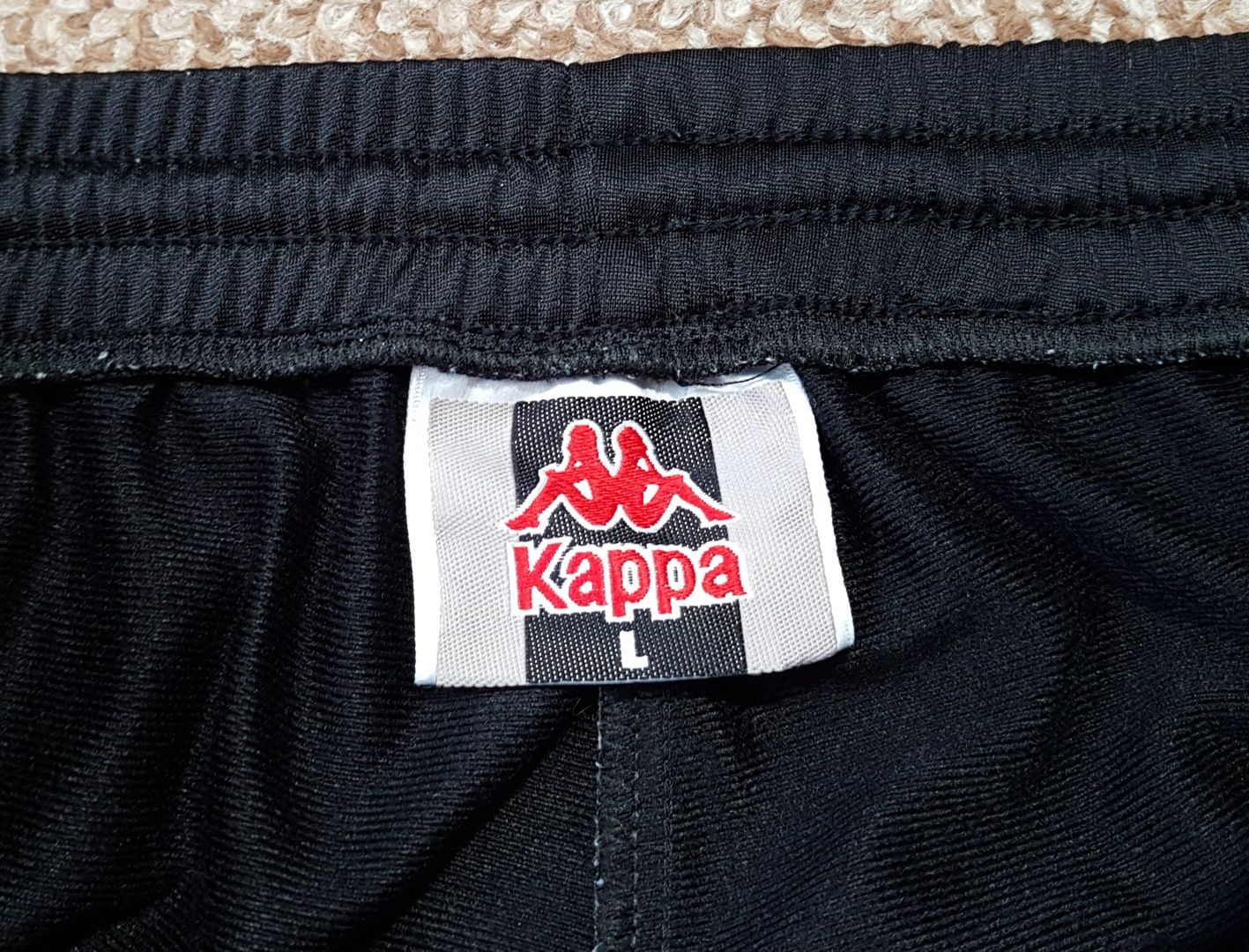Kappa шорти з лампасами оригінал L чорні